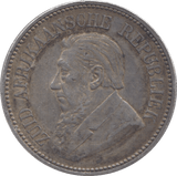 1896 SILVER 2 1/2 SHILLING SOUTH AFRICA - SILVER WORLD COINS - Cambridgeshire Coins