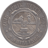 1896 SILVER 2 SHILLINGS SOUTH AFRICA - WORLD SILVER COINS - Cambridgeshire Coins