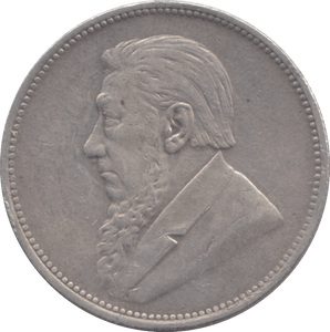 1896 SILVER 2 SHILLINGS SOUTH AFRICA - WORLD SILVER COINS - Cambridgeshire Coins