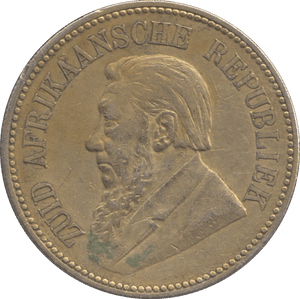 1896 SILVER HALFCROWN SOUTH AFRICA - SILVER WORLD COINS - Cambridgeshire Coins