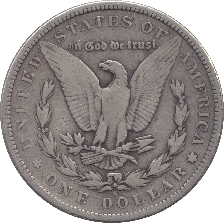 1896 SILVER MORGAN DOLLAR SAN FRANCISCO MINT - SILVER WORLD COINS - Cambridgeshire Coins