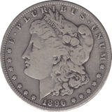 1896 SILVER MORGAN DOLLAR SAN FRANCISCO MINT - SILVER WORLD COINS - Cambridgeshire Coins