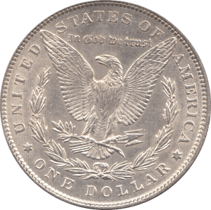 1896 SILVER MORGAN DOLLAR USA 3 - SILVER WORLD COINS - Cambridgeshire Coins