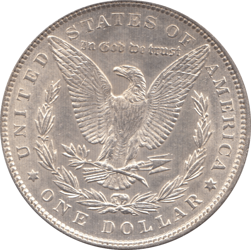 1896 SILVER MORGAN DOLLAR USA 3 - SILVER WORLD COINS - Cambridgeshire Coins