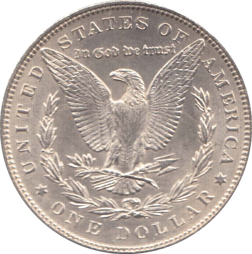 1896 SILVER MORGAN DOLLAR USA 4 - SILVER WORLD COINS - Cambridgeshire Coins