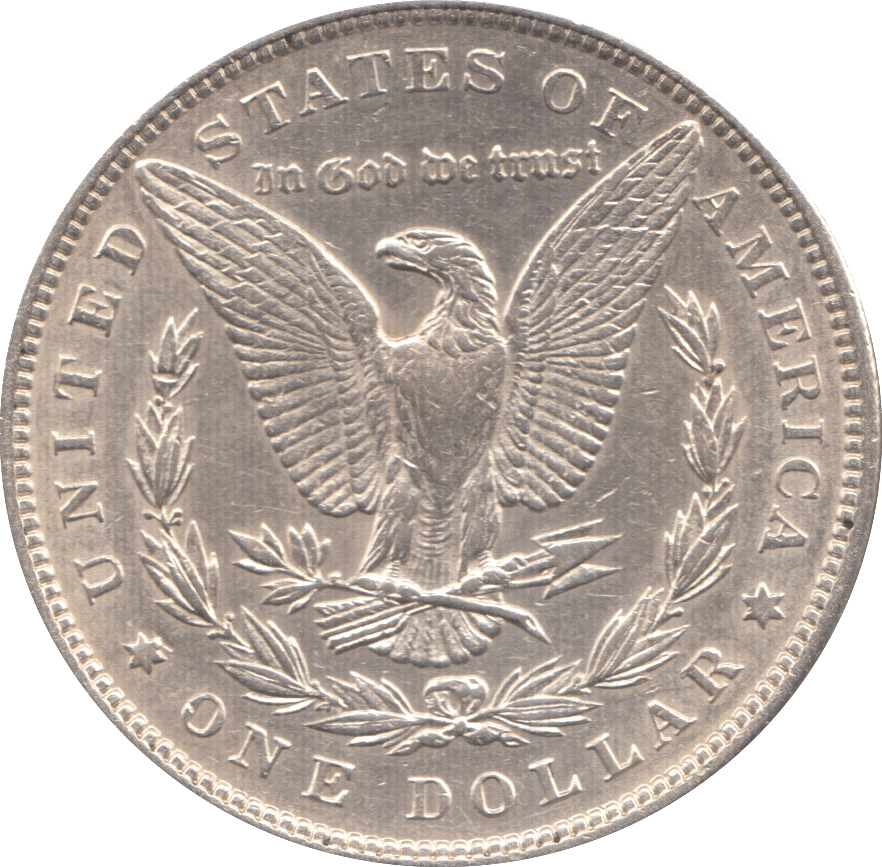 1896 SILVER MORGAN DOLLAR USA I - SILVER WORLD COINS - Cambridgeshire Coins