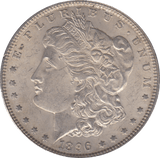 1896 SILVER MORGAN DOLLAR USA NEW - SILVER WORLD COINS - Cambridgeshire Coins