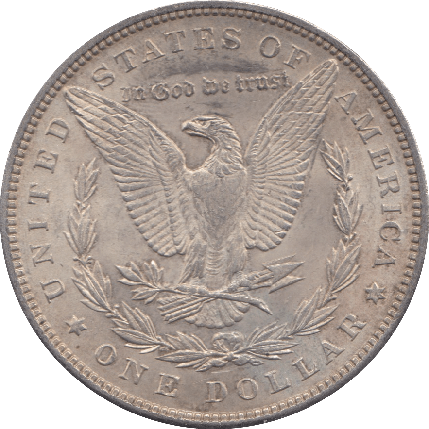 1896 SILVER MORGAN DOLLAR USA NEW - SILVER WORLD COINS - Cambridgeshire Coins