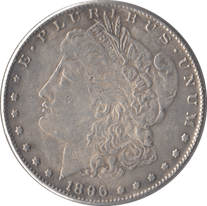 1896 SILVER MORGAN DOLLAR USA PHILADELPHIA MINT - SILVER WORLD COINS - Cambridgeshire Coins