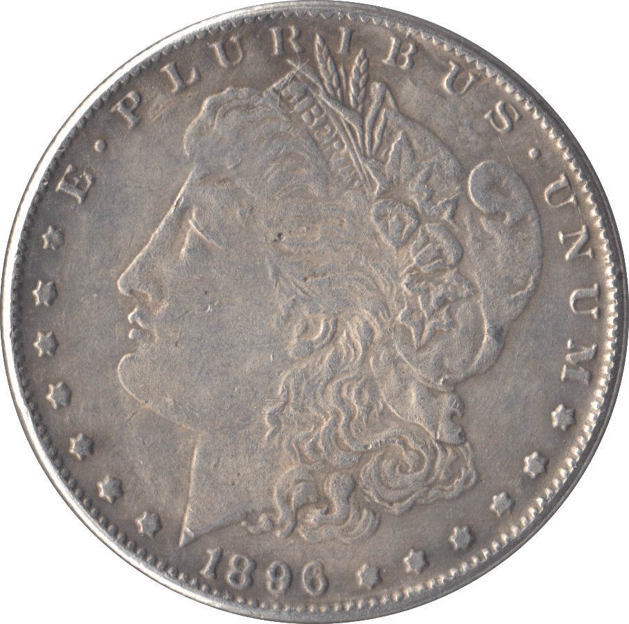 1896 SILVER MORGAN DOLLAR USA PHILADELPHIA MINT - SILVER WORLD COINS - Cambridgeshire Coins