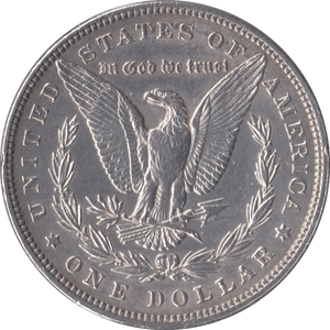 1896 SILVER MORGAN DOLLAR USA PHILADELPHIA MINT - SILVER WORLD COINS - Cambridgeshire Coins