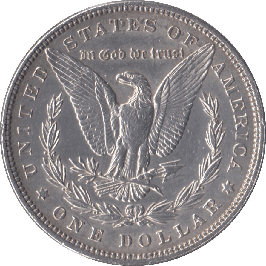 1896 SILVER MORGAN DOLLAR USA PHILADELPHIA MINT - SILVER WORLD COINS - Cambridgeshire Coins