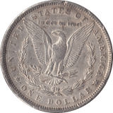 1896 SILVER MORGAN DOLLAR USA - SILVER WORLD COINS - Cambridgeshire Coins