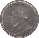 1896 SILVER SIXPENCE SOUTH AFRICA - SILVER WORLD COINS - Cambridgeshire Coins