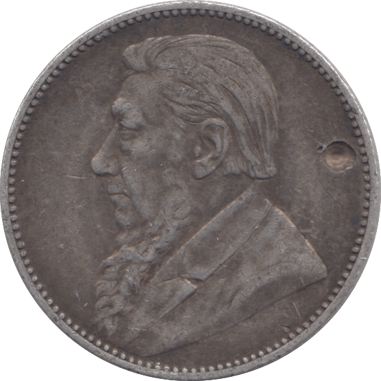 1896 SILVER SOUTH AFRICA ONE SHILLING - WORLD SILVER COINS - Cambridgeshire Coins