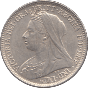 1896 SIXPENCE ( AUNC ) - Sixpence - Cambridgeshire Coins