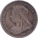1896 SIXPENCE ( FINE ) - Sixpence - Cambridgeshire Coins