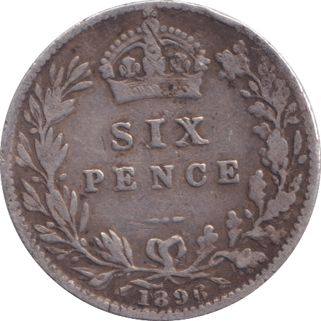 1896 SIXPENCE ( FINE ) - Sixpence - Cambridgeshire Coins