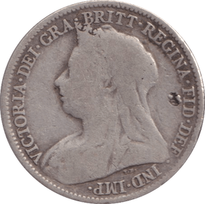 1896 SIXPENCE ( FINE ) - Sixpence - Cambridgeshire Coins