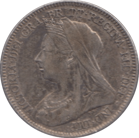 1896 SIXPENCE ( GVF ) - Sixpence - Cambridgeshire Coins