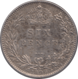 1896 SIXPENCE ( GVF ) - Sixpence - Cambridgeshire Coins