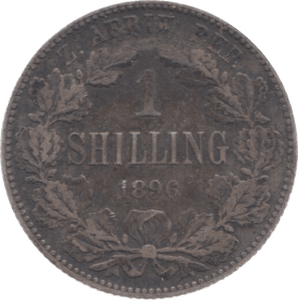1896 SOUTH AFRICA ONE SHILLING - WORLD COINS - Cambridgeshire Coins