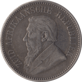 1896 SOUTH AFRICA SILVER 2 1/2 SHILLING - SILVER WORLD COINS - Cambridgeshire Coins