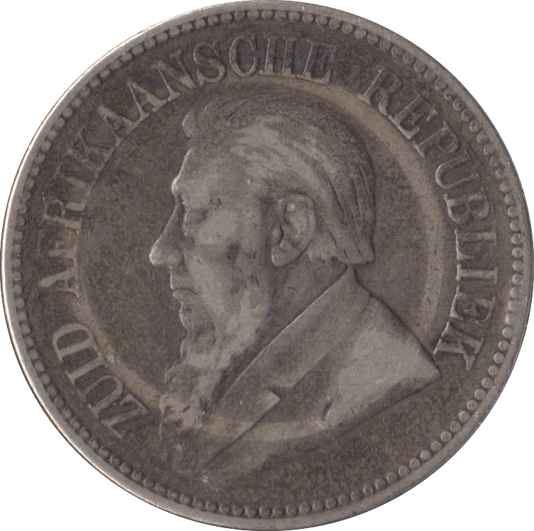 1896 SOUTH AFRICA SILVER 2 1/2 SHILLING - SILVER WORLD COINS - Cambridgeshire Coins