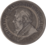 1896 SOUTH AFRICA SILVER 2 1/2 SHILLING - SILVER WORLD COINS - Cambridgeshire Coins