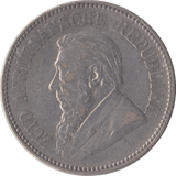 1896 SOUTH AFRICA SILVER 2 1/2 SHILLING - SILVER WORLD COINS - Cambridgeshire Coins