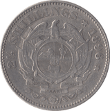 1896 SOUTH AFRICA SILVER 2 1/2 SHILLING - SILVER WORLD COINS - Cambridgeshire Coins