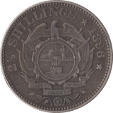 1896 SOUTH AFRICA SILVER 2 1/2 SHILLING - SILVER WORLD COINS - Cambridgeshire Coins