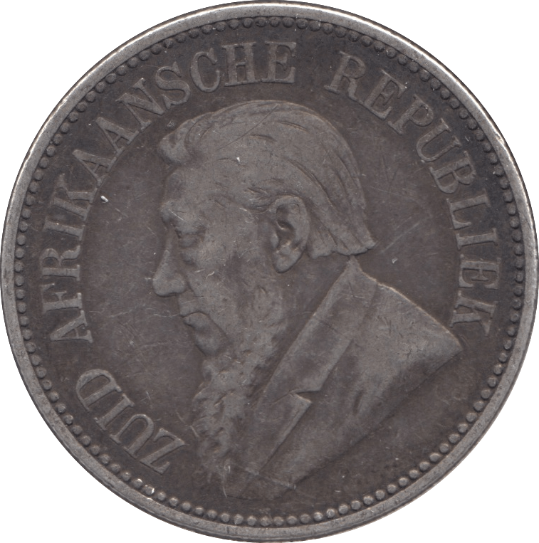 1896 SOUTH AFRICA SILVER 2 1/2 SHILLINGS - SILVER WORLD COINS - Cambridgeshire Coins