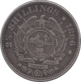 1896 SOUTH AFRICA SILVER 2 1/2 SHILLINGS - SILVER WORLD COINS - Cambridgeshire Coins