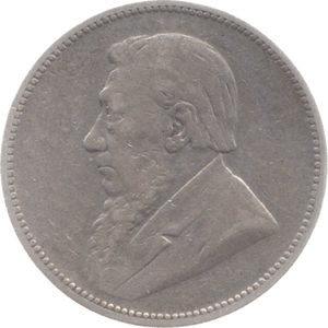 1896 SOUTH AFRICA SILVER 2 SHILLINGS - SILVER WORLD COINS - Cambridgeshire Coins