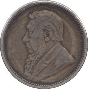 1896 SOUTH AFRICA SILVER 2 SHILLINGS - SILVER WORLD COINS - Cambridgeshire Coins