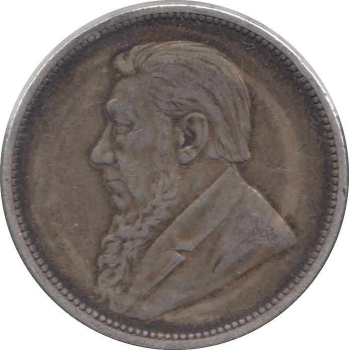 1896 SOUTH AFRICA SILVER 2 SHILLINGS - SILVER WORLD COINS - Cambridgeshire Coins