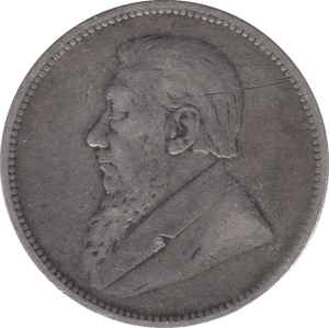 1896 SOUTH AFRICA SILVER 2 SHILLINGS - SILVER WORLD COINS - Cambridgeshire Coins