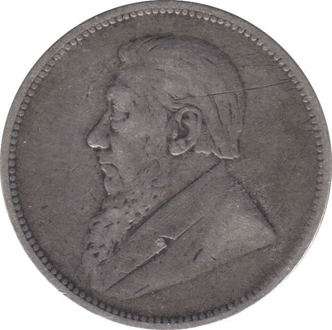 1896 SOUTH AFRICA SILVER 2 SHILLINGS - SILVER WORLD COINS - Cambridgeshire Coins