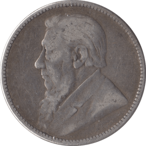 1896 SOUTH AFRICA SILVER ONE SHILLING - SILVER WORLD COINS - Cambridgeshire Coins