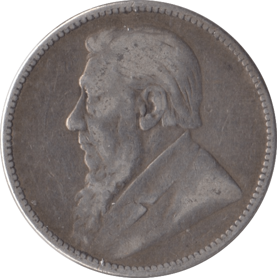 1896 SOUTH AFRICA SILVER ONE SHILLING - SILVER WORLD COINS - Cambridgeshire Coins