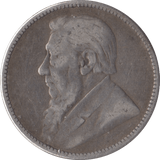 1896 SOUTH AFRICA SILVER ONE SHILLING - SILVER WORLD COINS - Cambridgeshire Coins