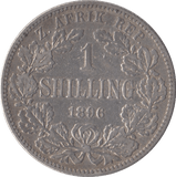 1896 SOUTH AFRICA SILVER ONE SHILLING - SILVER WORLD COINS - Cambridgeshire Coins