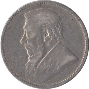 1896 SOUTH AFRICA SILVER ONE SHILLING - SILVER WORLD COINS - Cambridgeshire Coins