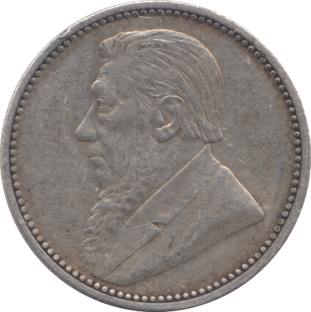 1896 SOUTH AFRICA SILVER SIXPENCE - SILVER WORLD COINS - Cambridgeshire Coins