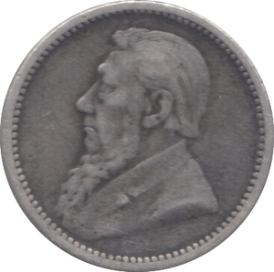 1896 SOUTH AFRICA SILVER THREEPENCE - SILVER WORLD COINS - Cambridgeshire Coins
