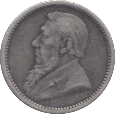 1896 SOUTH AFRICA SILVER THREEPENCE - SILVER WORLD COINS - Cambridgeshire Coins