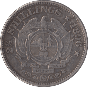 1896 SOUTH AFRICA SILVER TWO SHILLINGS - SILVER WORLD COINS - Cambridgeshire Coins