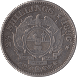 1896 SOUTH AFRICA SILVER TWO SHILLINGS - SILVER WORLD COINS - Cambridgeshire Coins