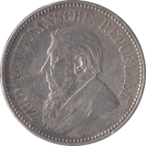 1896 SOUTH AFRICA SILVER TWO SHILLINGS - SILVER WORLD COINS - Cambridgeshire Coins